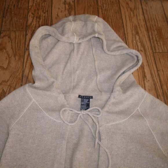 Women’s Wool Cashmere Blend Hoodie Sweater - Picture 2 of 3